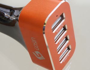 Gosin 4-fach USB KFZ Adapter und Ladegerät