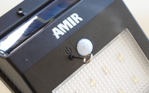 Amir® Solarleuchte mit Bewegungsmelder für den Outdoor Bereich