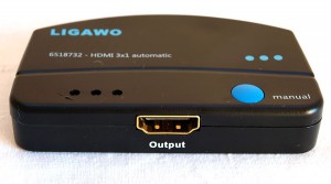 Ligawo 6518732 HDMI Switch 3x1 automatisch + IR Extender Fernbedienung