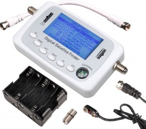 Satfinder SF 3000 digital mit LCD-Display (Sat-Finder SF-3000 mit Satellitenerkennung und Kompass) 