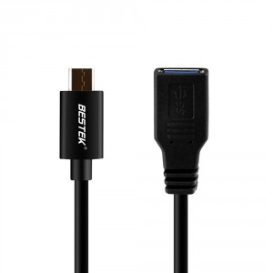 BESTEK® USB Type C zu USB 3.0 Adapter Kabel für Apple MacBook und andere Geräte mit USB Type C Anschluss