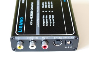 Ligawo 3050014 AV CVBS SCART/S-Video Analog auf HDMI 4K Scaler Digital Wandler