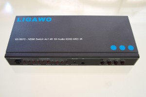 Ligawo PRO 6518870 HDMI Switch 4x1 4K ARC Audio EDID Steuerung