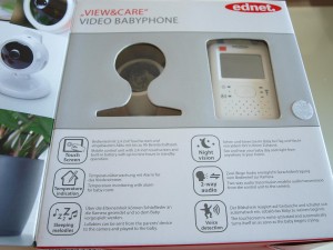 Ednet Viw & Care Video Babyphone mit Touchscreen