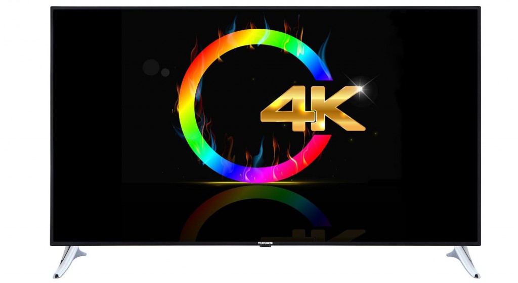 Telefunken XU65A441 65 Zoll Ultra HD 4K LED 3D Flachbildfernseher