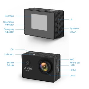Die neue LYNEC AC65 Full HD 1080P Action Cam im Test