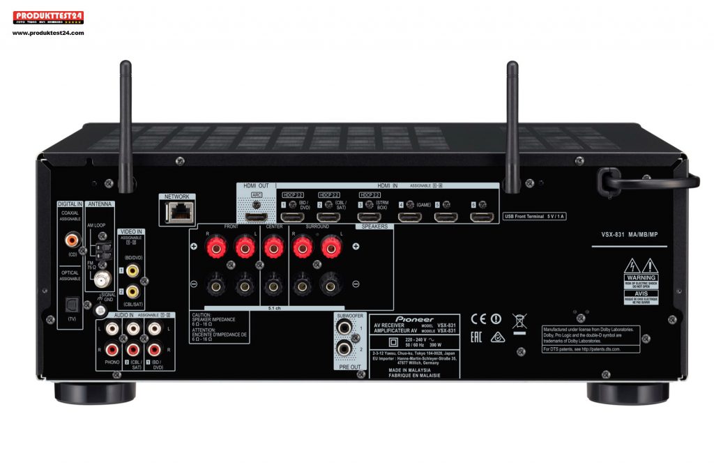 Pioneer VSX-831 - Der neue 5.2 AV Receiver im Test