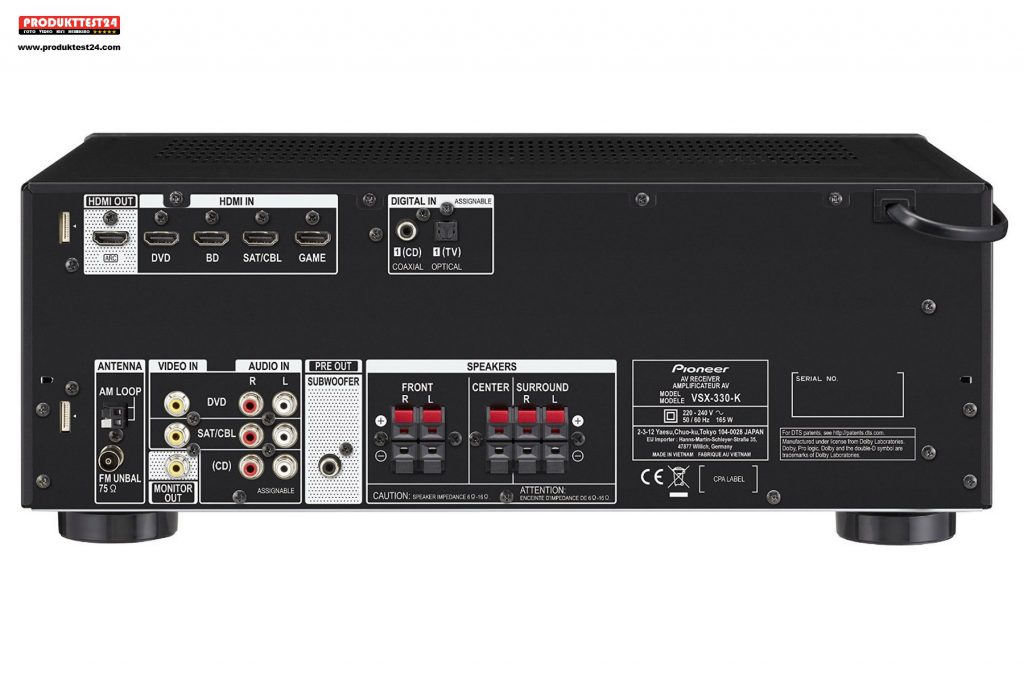 Pioneer VSX-330K AV Receiver im Test