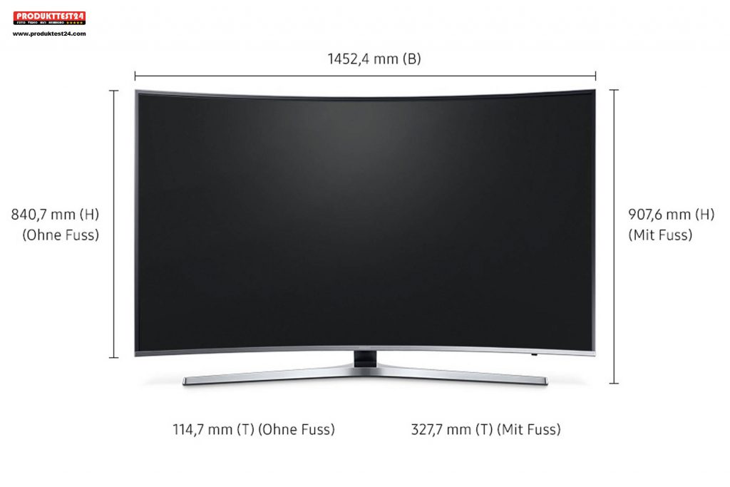 Samsung UE65KU6179 Ultra HD Curved TV mit HDR