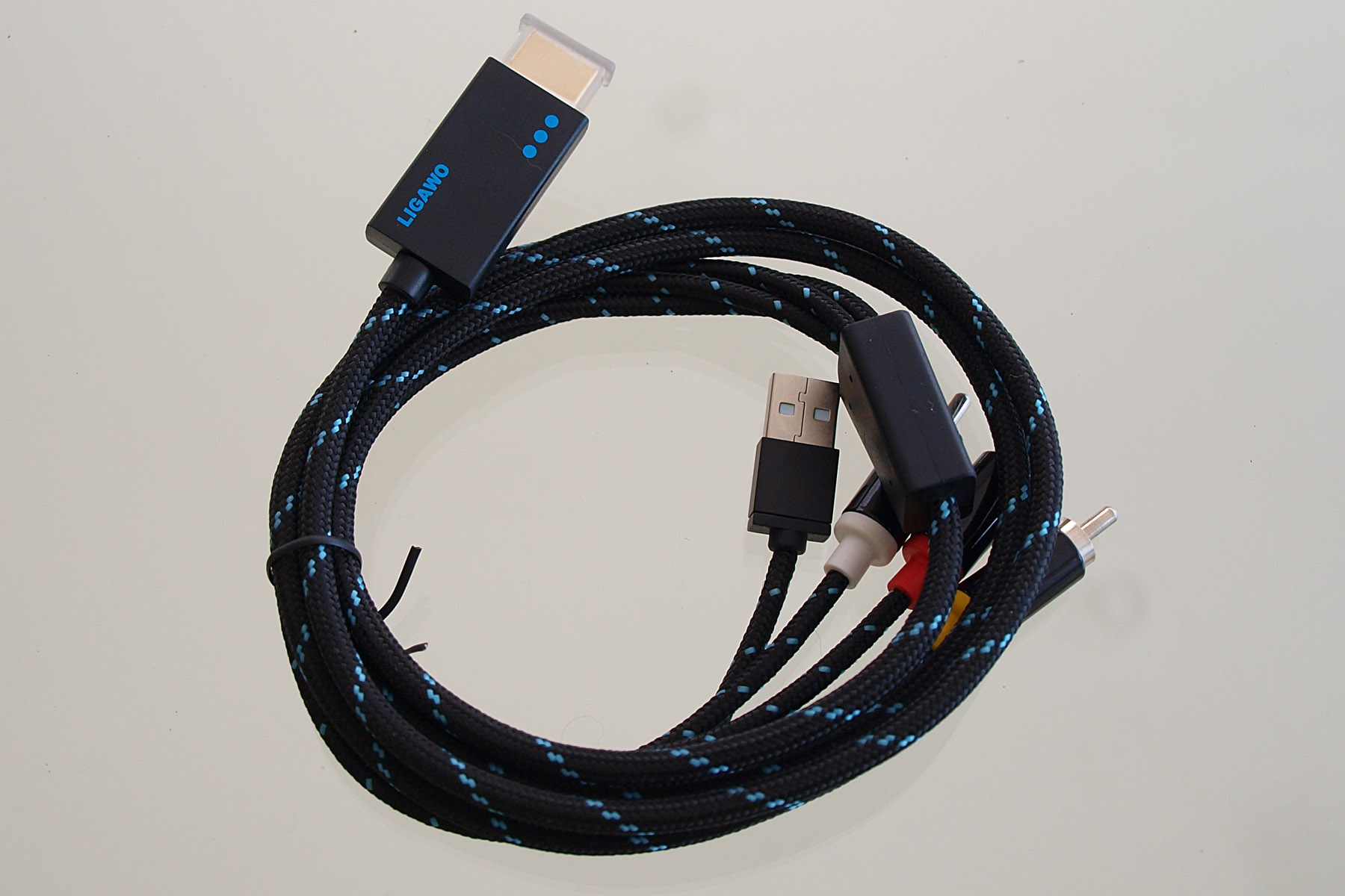 Ligawo 6518935 HDMI zu Composite Adapterkabel
