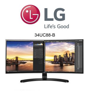 Der neue LG 34UC88-B Curved Monitor