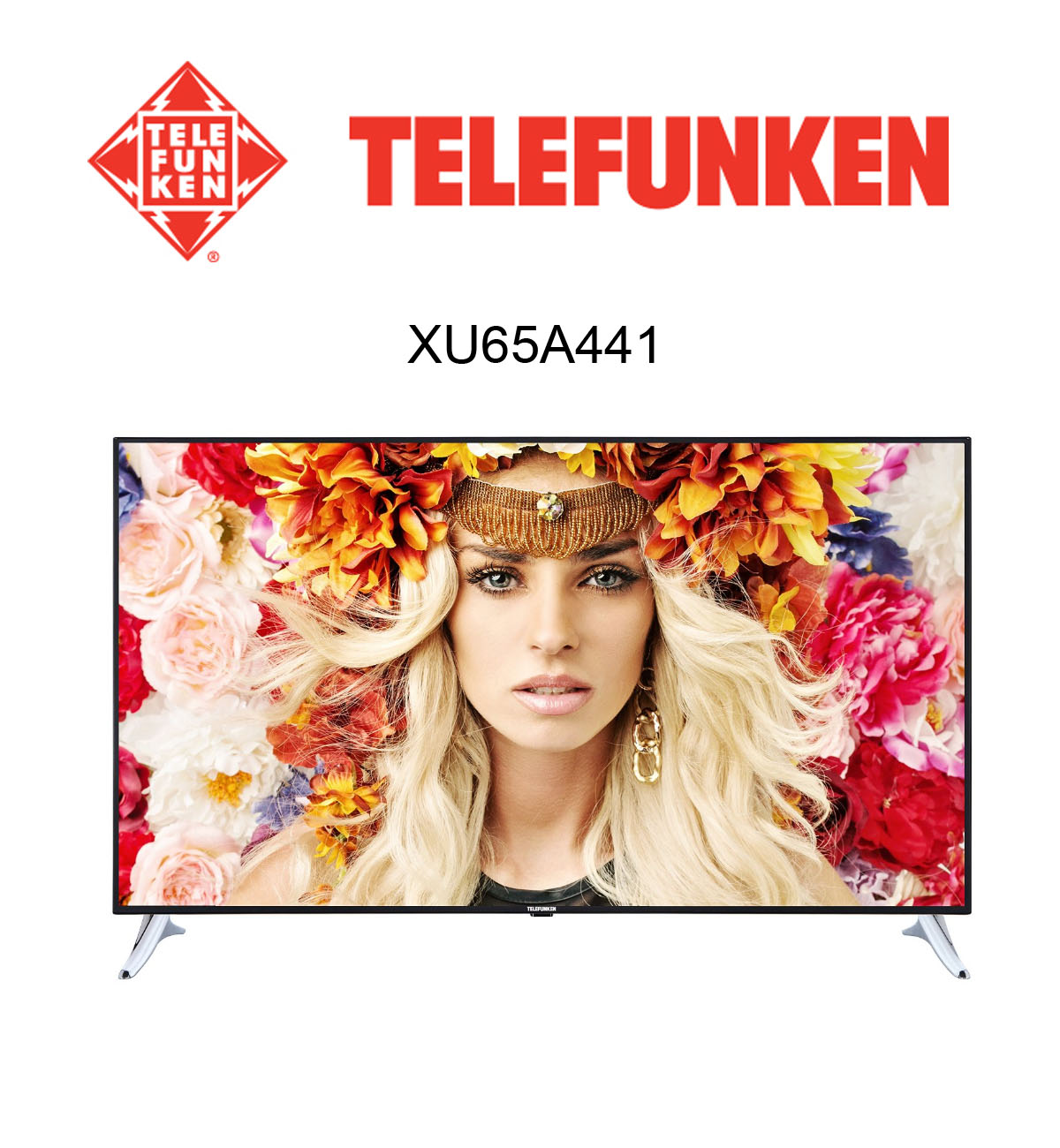 Telefunken XU65A441 65 Zoll Ultra HD 4K LED 3D Flachbildfernseher ...