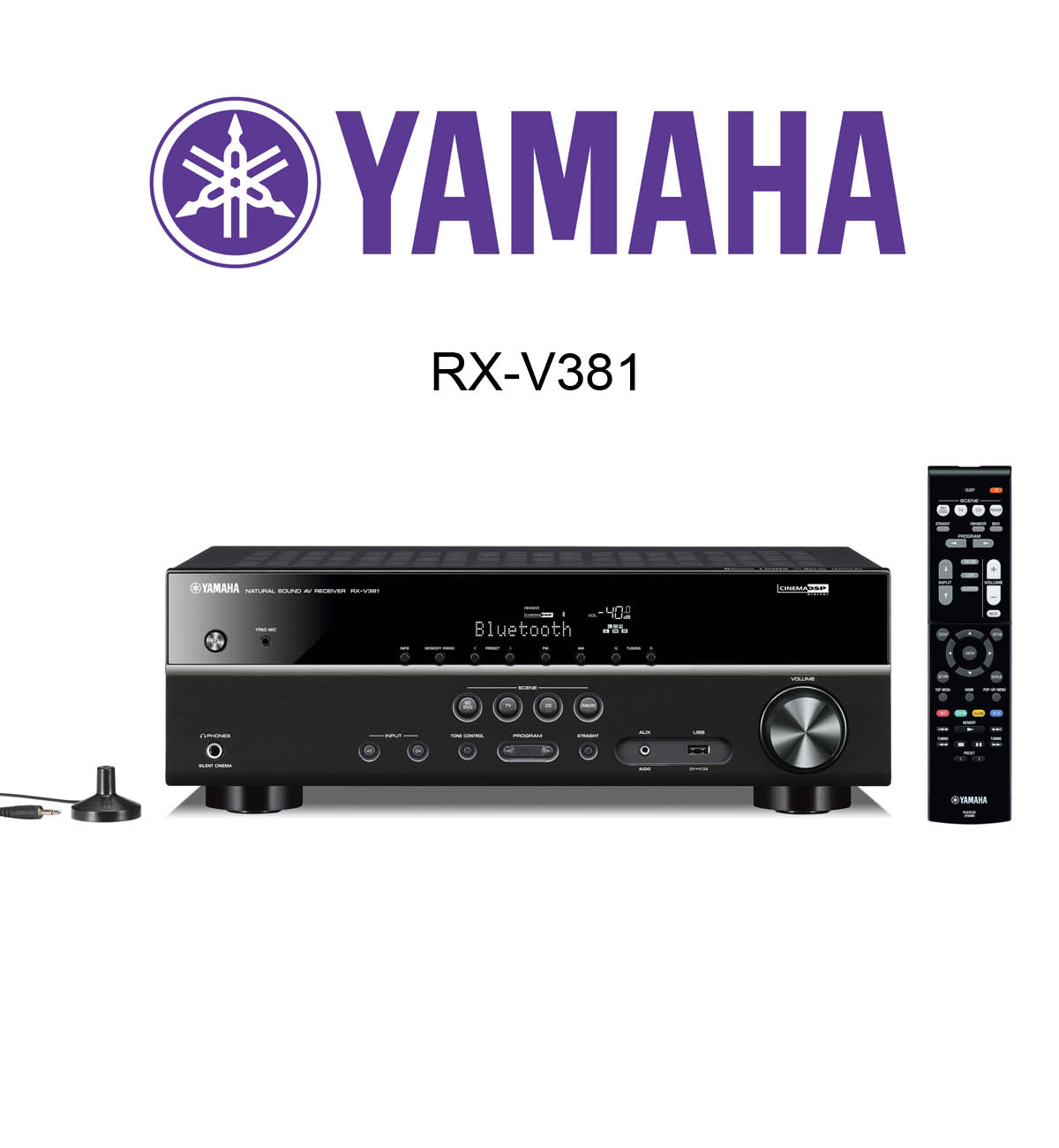 Der Yamaha RX-V381 AV Receiver im Test - Produkttest24.com - aktuelle ...