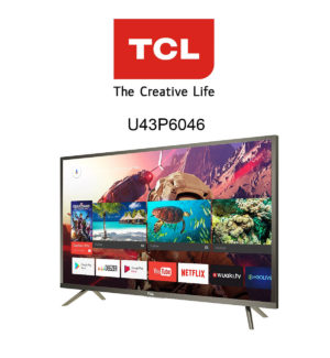 TCL U43P6046 Ultra HD Fernseher mit HDR10