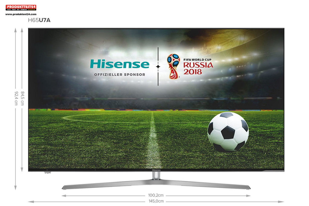 Hisense H65U7A Ultra HD ULED Fernseher mit HDR Plus