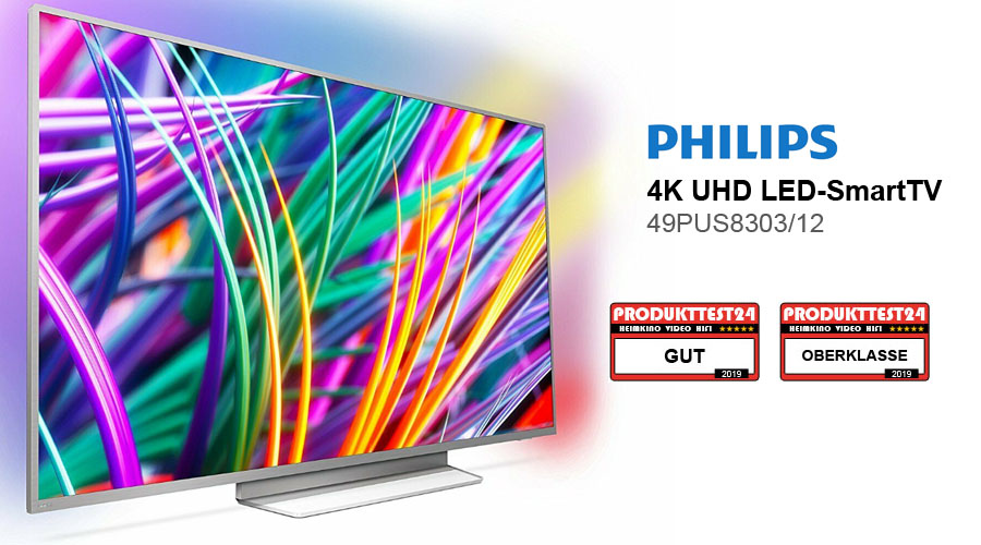 Philips 49PUS8303/12 im Test: 4K, Smart TV Ambilight - Produkttest24.com - Test und Rezensionen zu Produkten