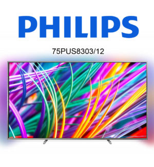 Philips 75PUS8303/12 Flachbild-TV mit UHD, HDR und Ambilight