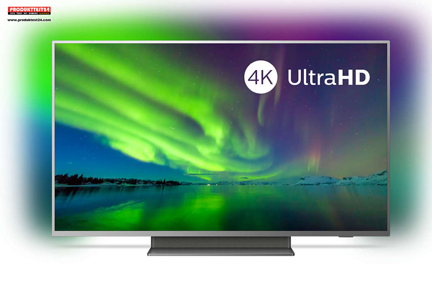 Philips 55PUS7504/12 mit Ambilight, Android 9 SmartTV und Triple Tuner