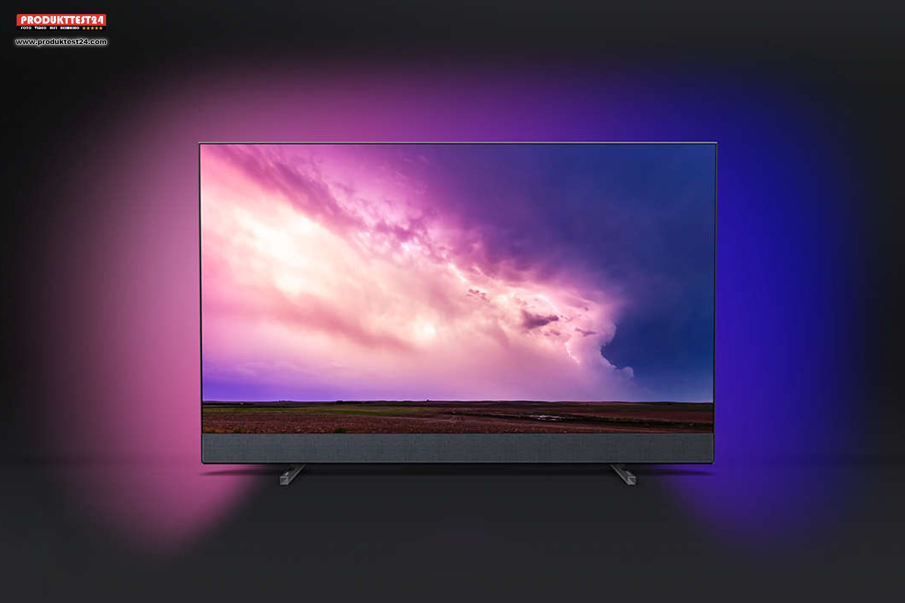 Der Philips 55PUS8804/12 Ambilight 4K Fernseher mit Bowers & Wilkins Soundsystem