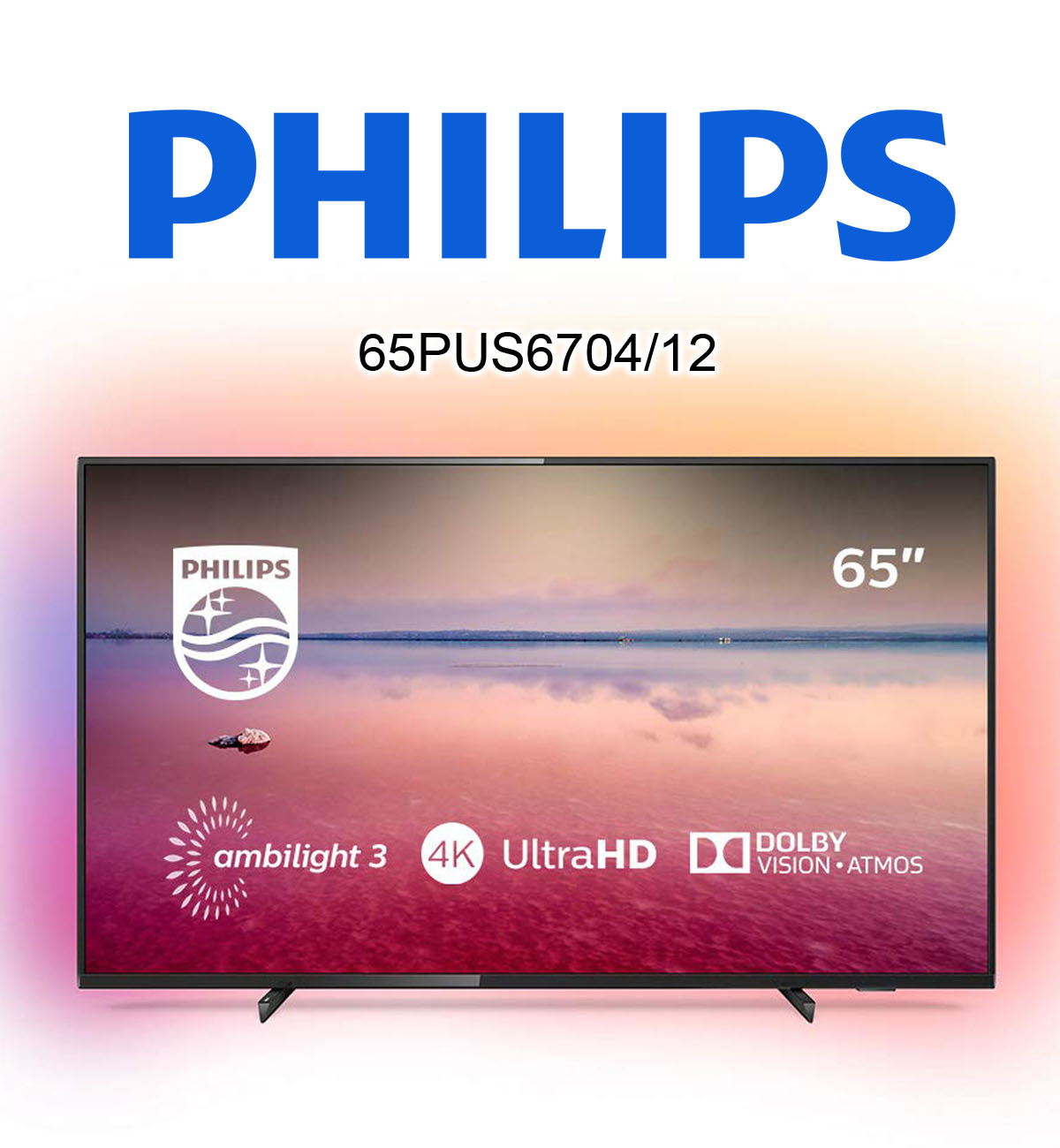 Télécommande De Remplacement Pour TV Philips 65PUS6703/12 - Neuf Sous Blister