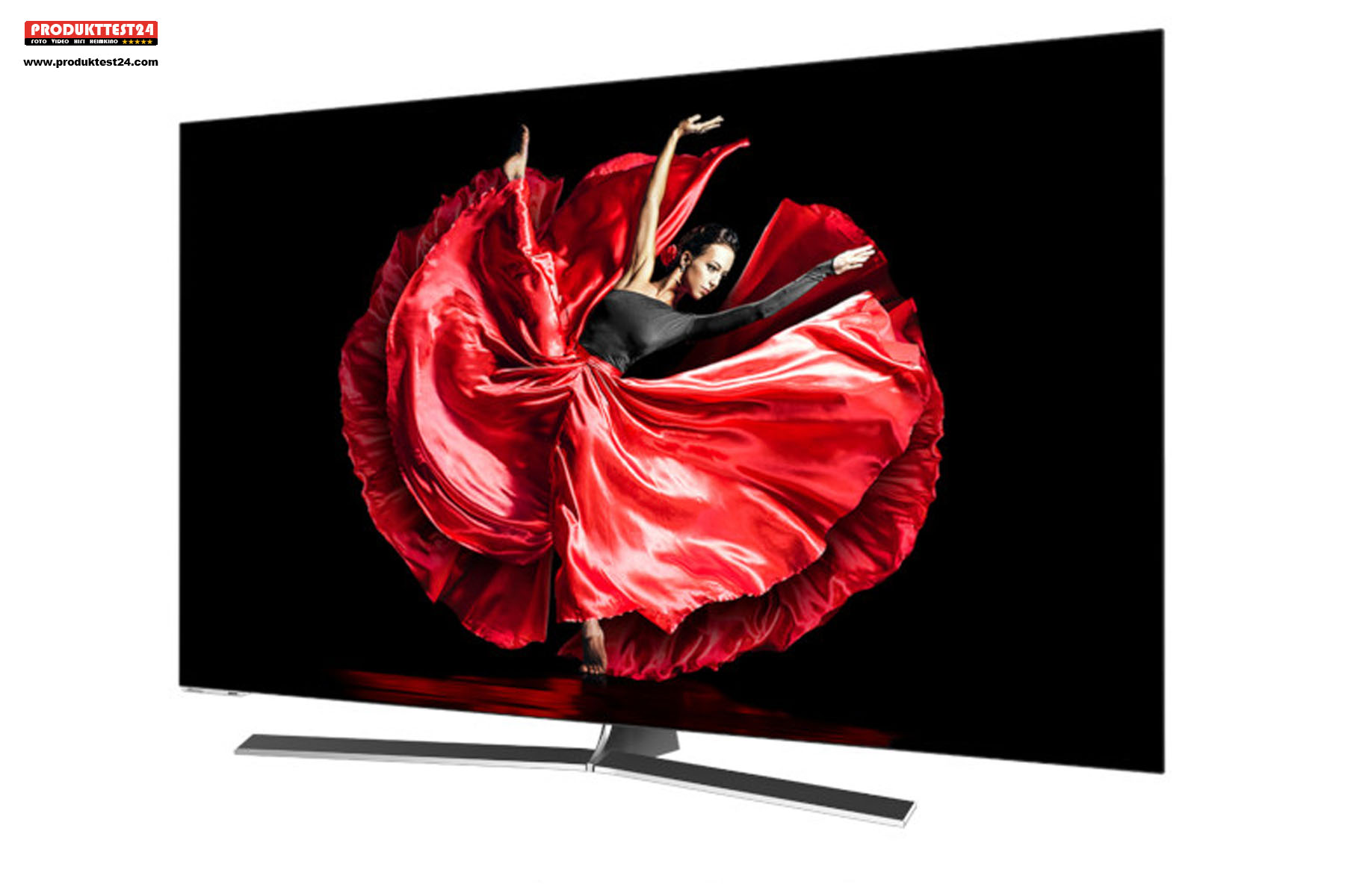 Der Hisense OLED Fernseher mit 55 Zoll Bilddiagonale