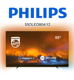 Philips 55OLED804/12 Ultra HD 4K-Fernseher mit Ambilight