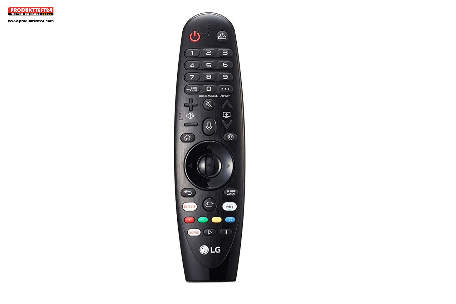 Die Magic Remote Fernbedienung ist bereits im Lieferumfang enthalten.