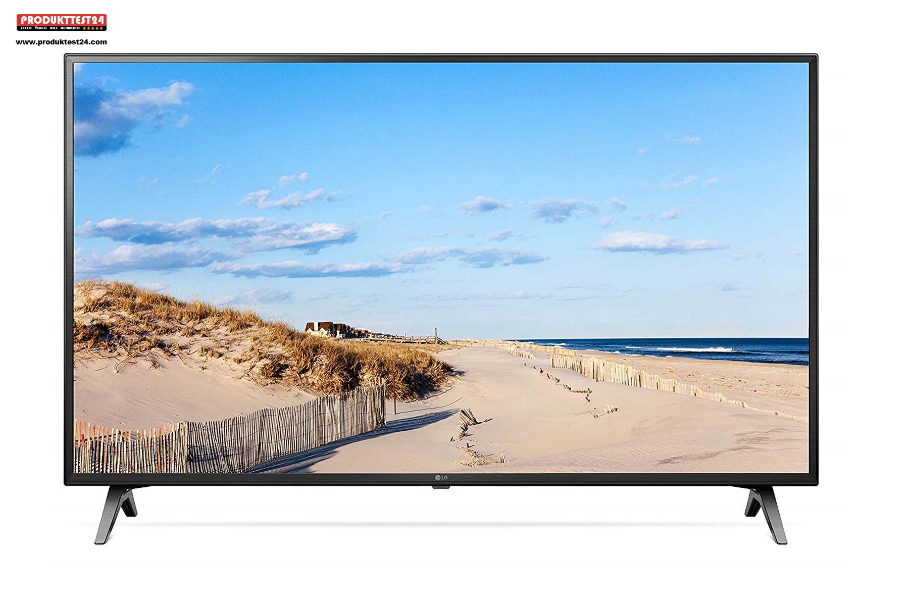 43 Zoll (108 cm) Bilddiagonale mit voller 4K UHD Auflösung