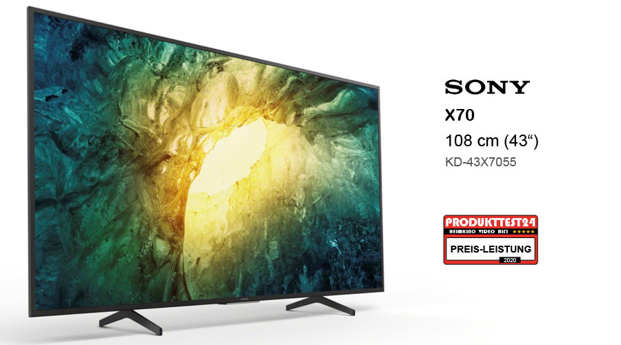 Sony Bravia KD-43X7055 im Test