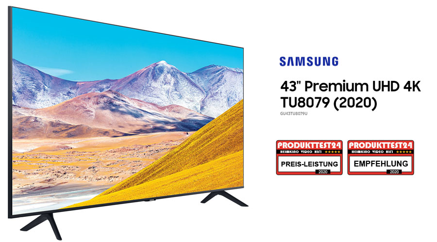 Samsung GU43TU8079 Premium UHD TV im Test