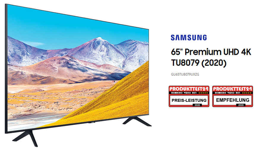 Samsung GU65TU8079 im Test