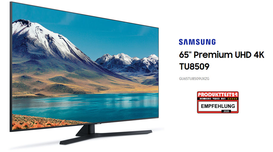 Samsung GU65TU8509 im Test