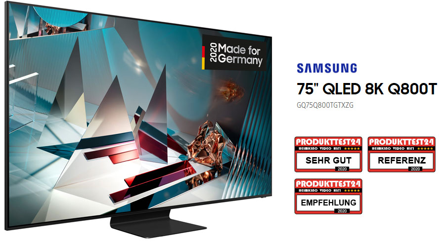 Samsung GQ75Q800T im Test