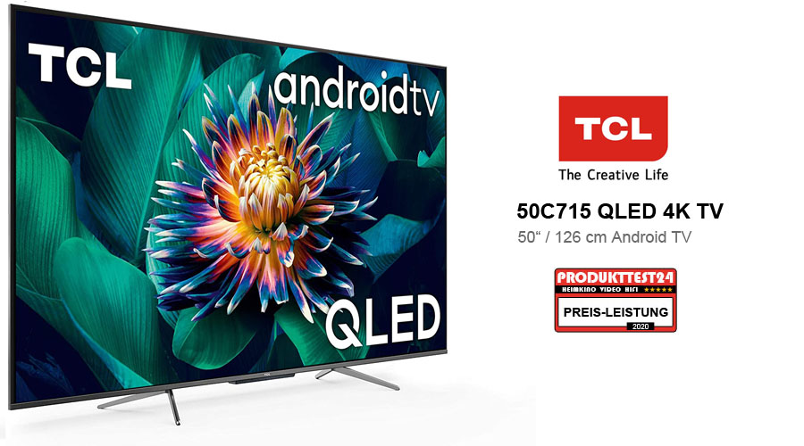 TCL 50C715 QLED 4K-Fernseher im Test