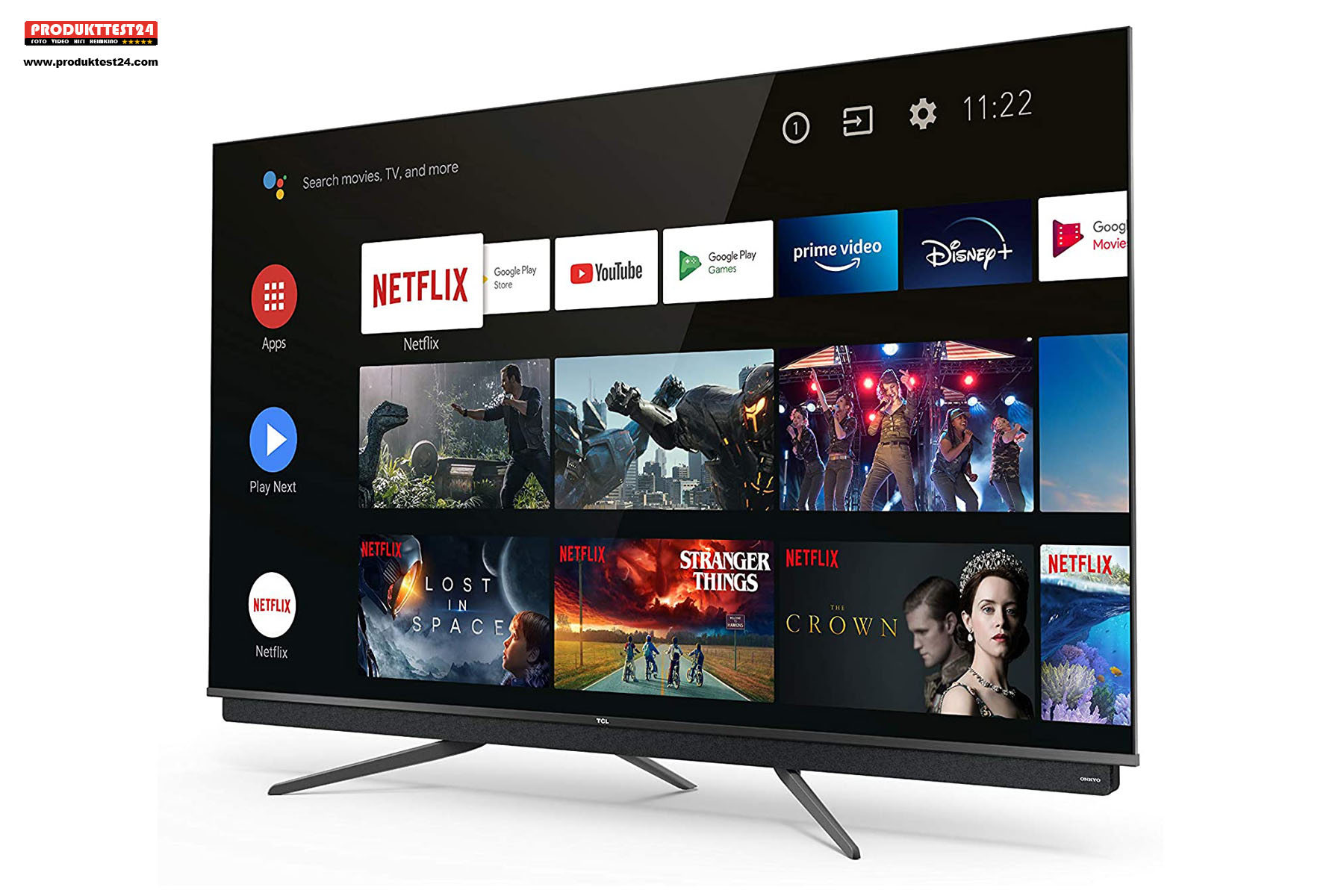 TCL 75C815 QLED 4K Ultra HD Fernseher mit HDR10+ und Dolby Vision IQ