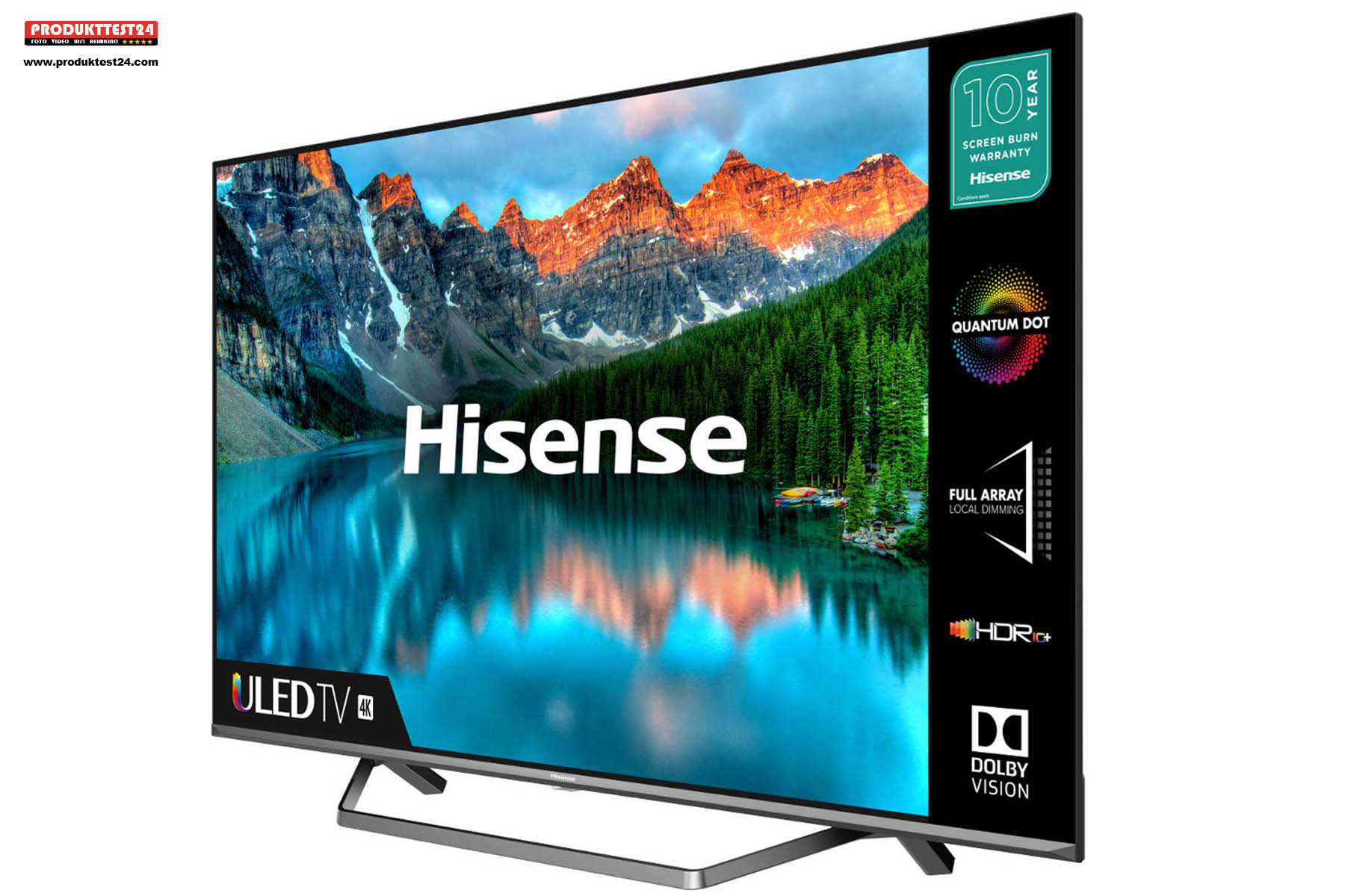 Der Hisense 50U7QF mit Full Array Local Dimming