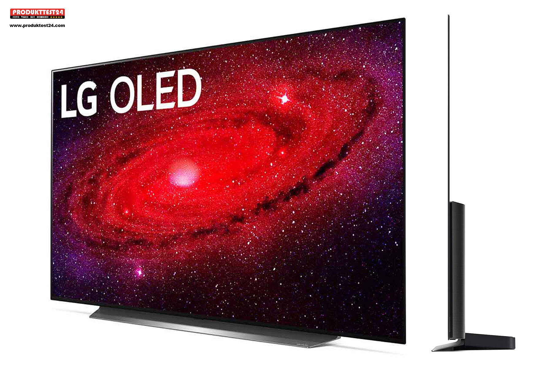 Das extrem flache Gehäuse des LG OLED55CX9LA.