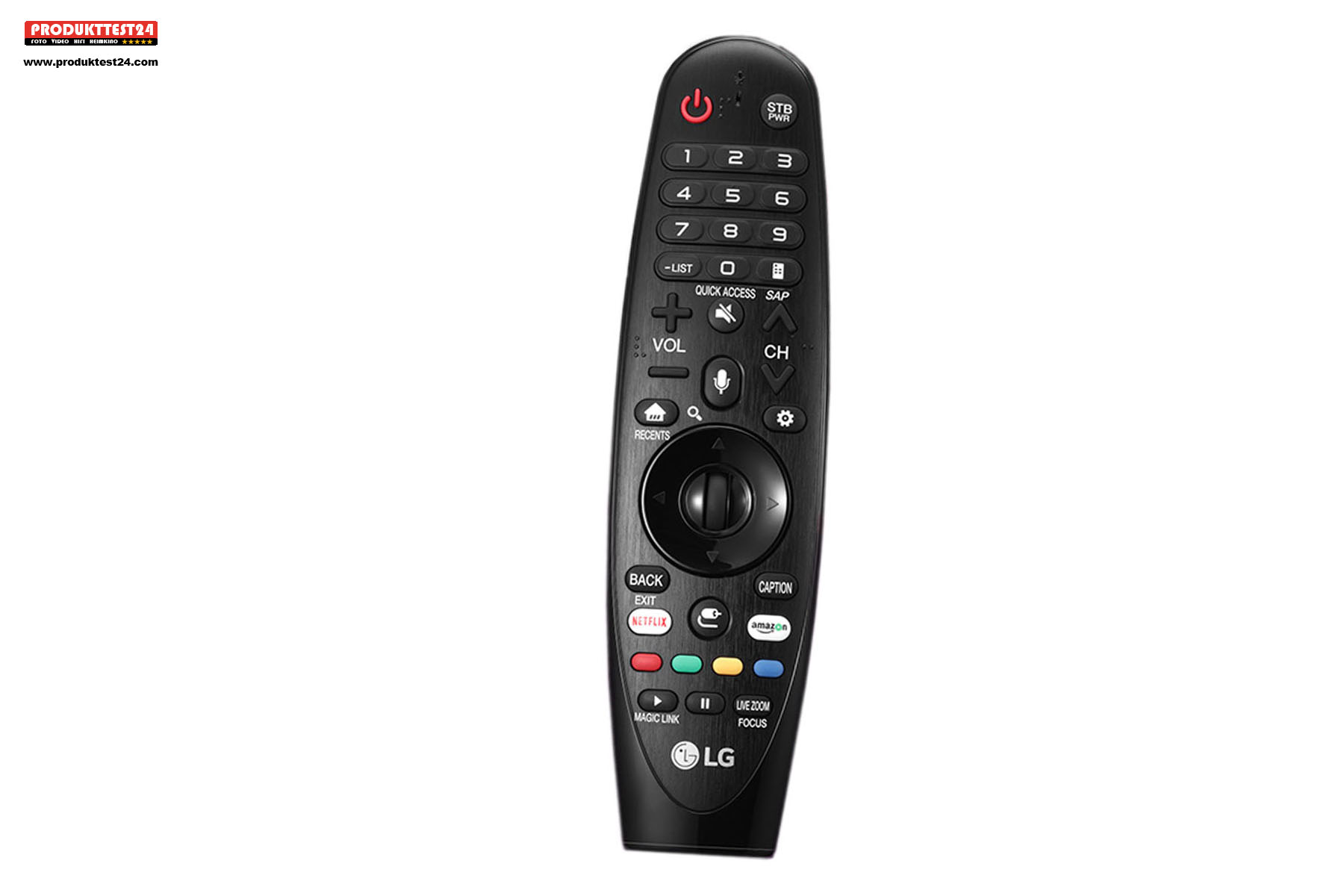 Die LG AN-MR20 Magic Remote Fernbedienung ist beim LG OLED65CX9LA inklusive.