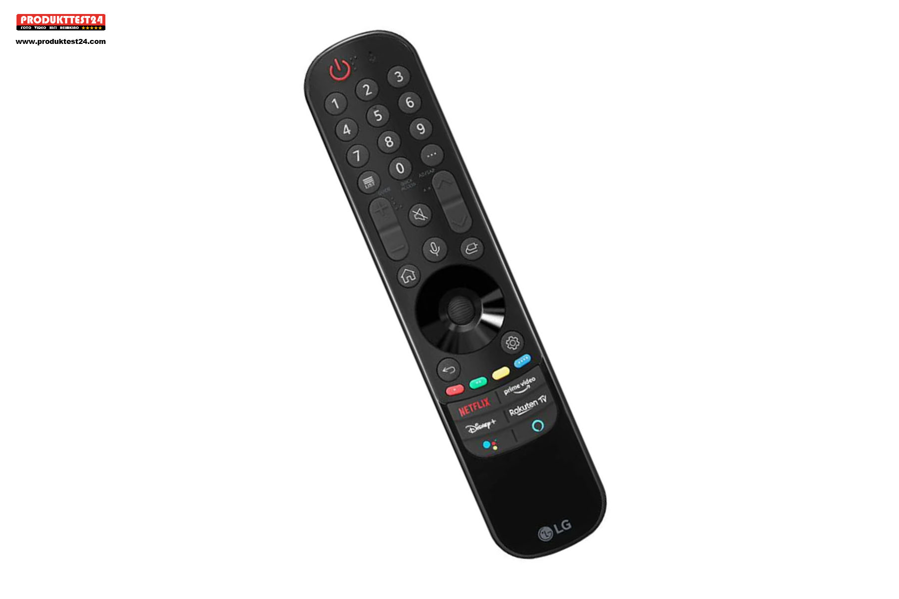 Beim LG 55UP7709LB ist die Smart Remote Fernbedienung mit dabei.