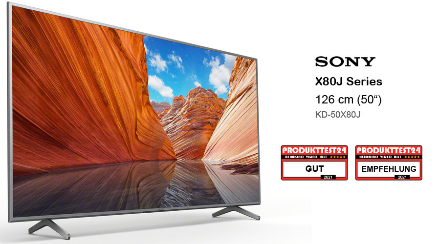 Der Sony KD-50X80J 4K-UHD Fernseher