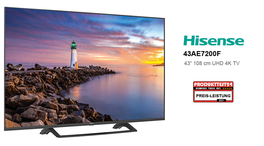 Der Hisense 43AE7200F im Test