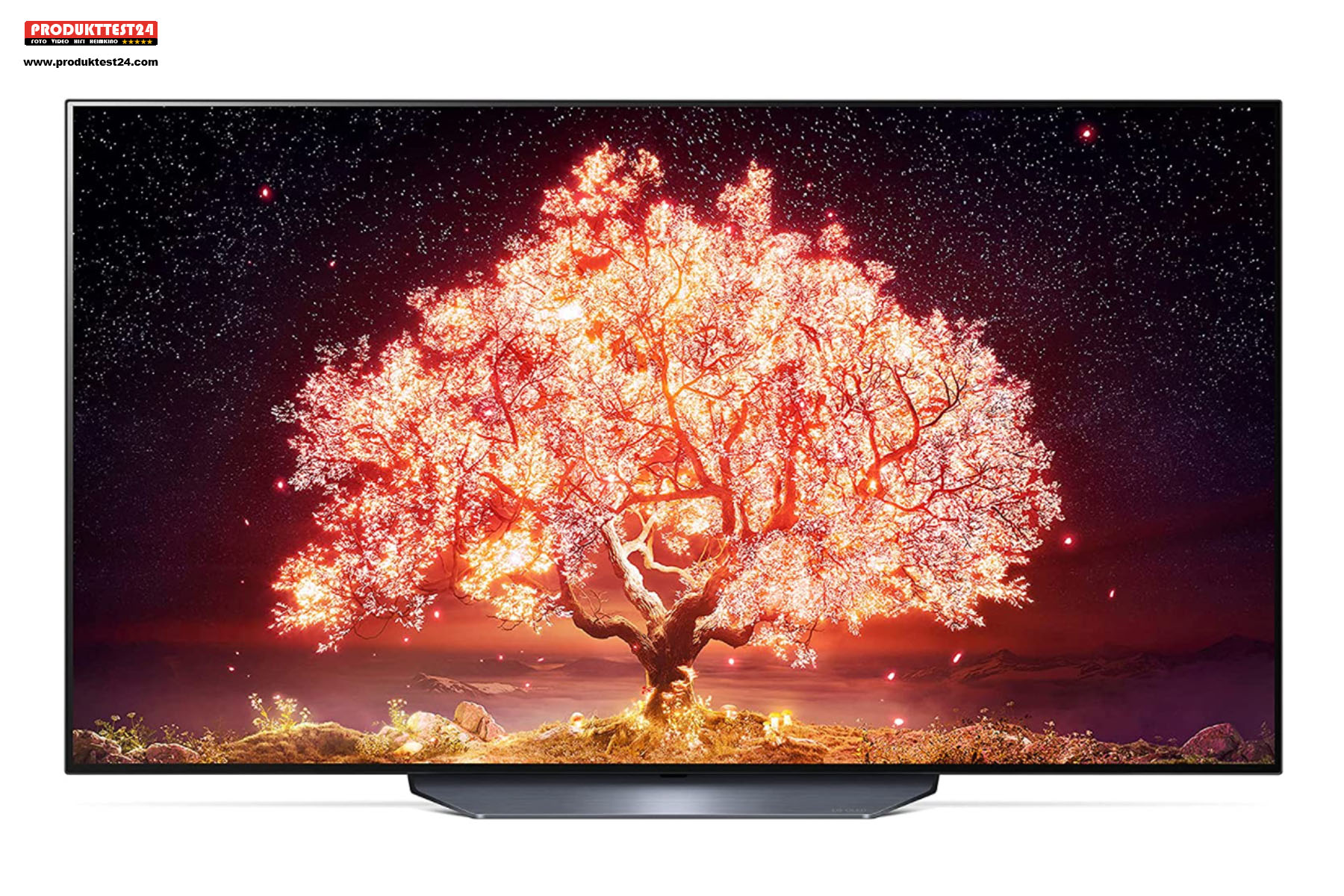 Der riesige 77 Zoll LG OLED77B19LA.