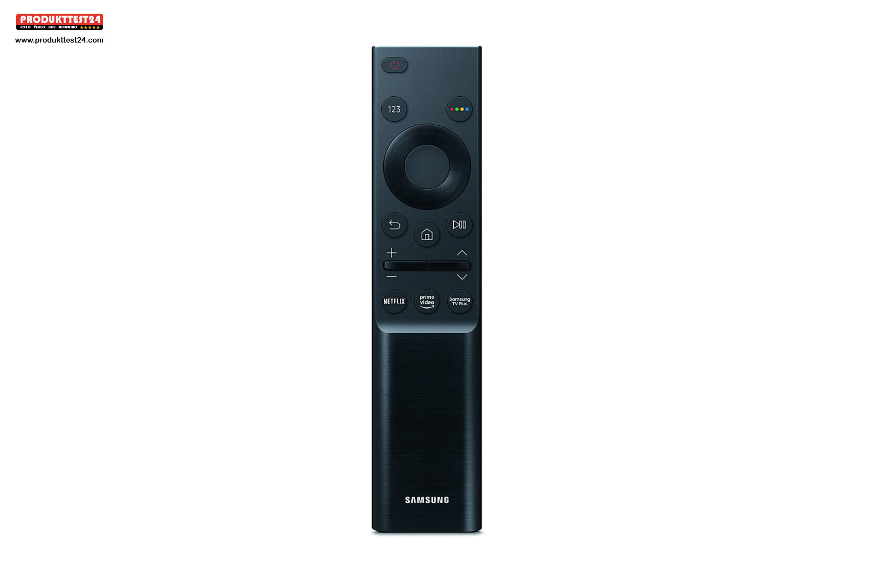 Die Eco Smart Remote Fernbedienung des Samsung GU75AU7199