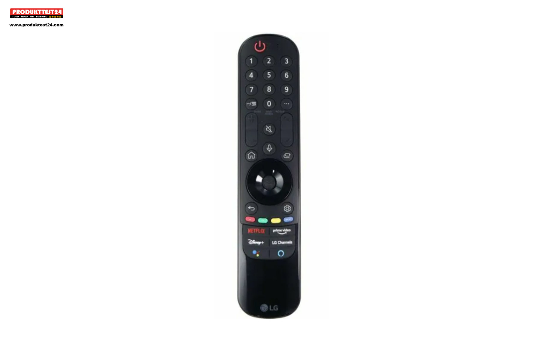 Die Magic Remote Fernbedienung hat separate Tasten für die Streamingdienste.
