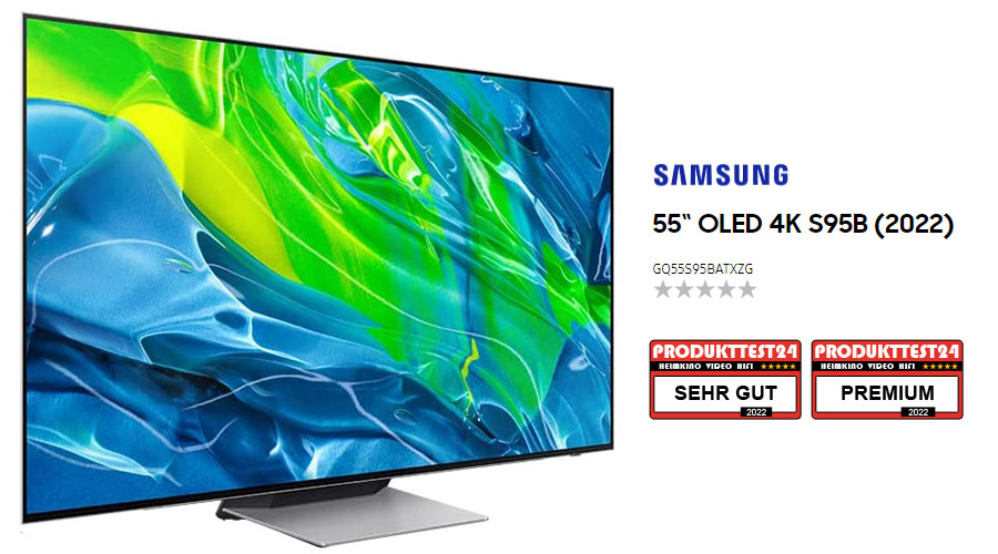 Samsung GQ55S95B OLED 4K-TV im Test