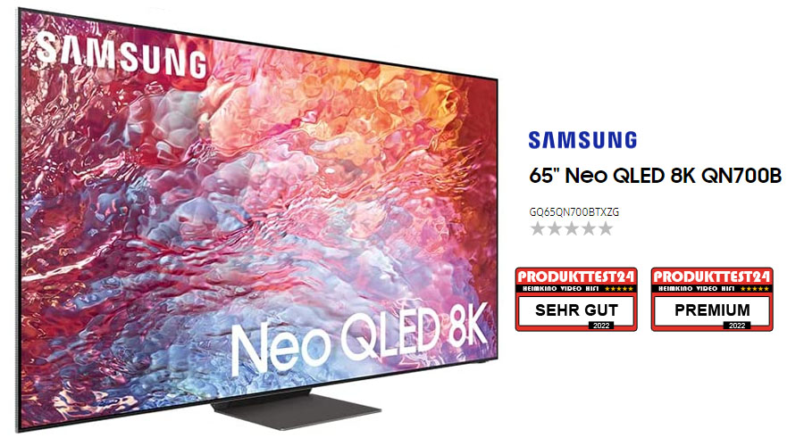 Samsung GQ65QN700B Neo QLED 8K-Fernseher im Test