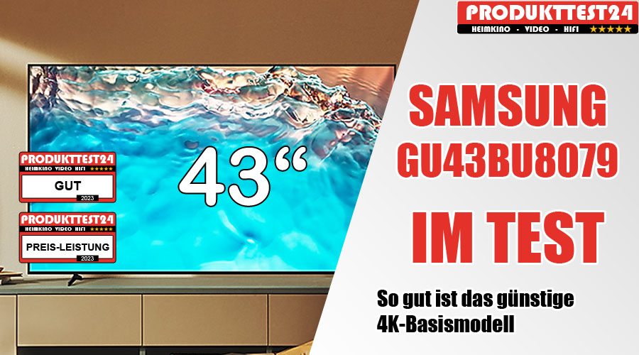 Samsung GU43BU8079UXZG im Test