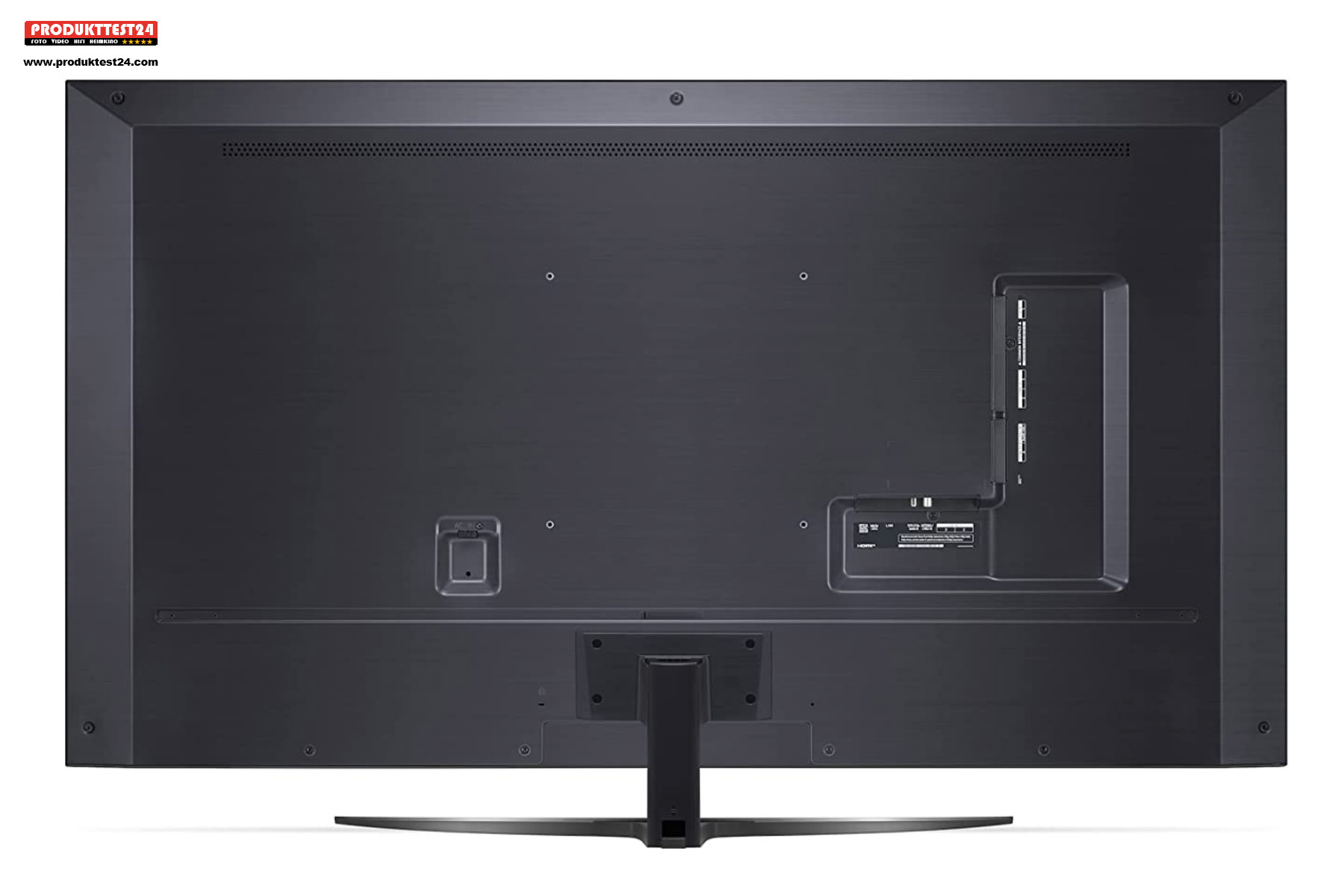 So sieht der LG 65QNED819QA von hinten aus.