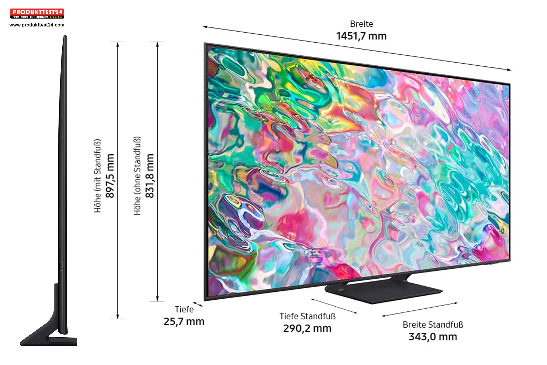 Einer der flachsten Fernseher auf dem Markt.