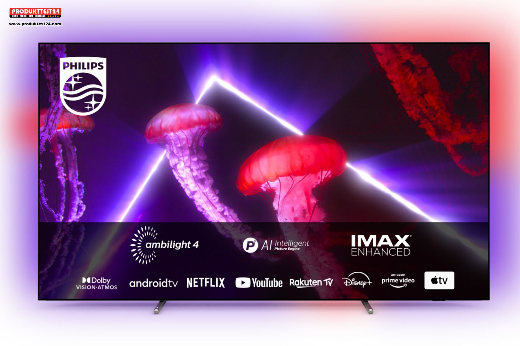 Der Philips 65OLED807/12 mit OLED Ex Panel und 120 Hz.